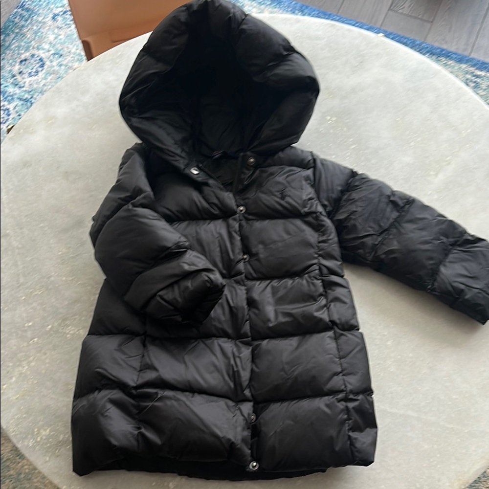 Ralph Lauren Long Black Puffer Jacket size 3T